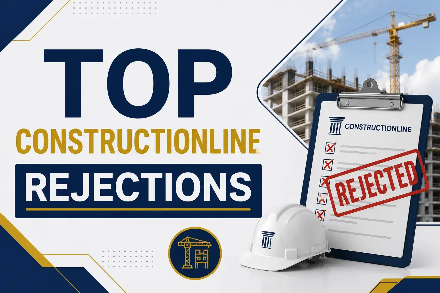 Top Constructionline Rejections UK Contractors Repeat