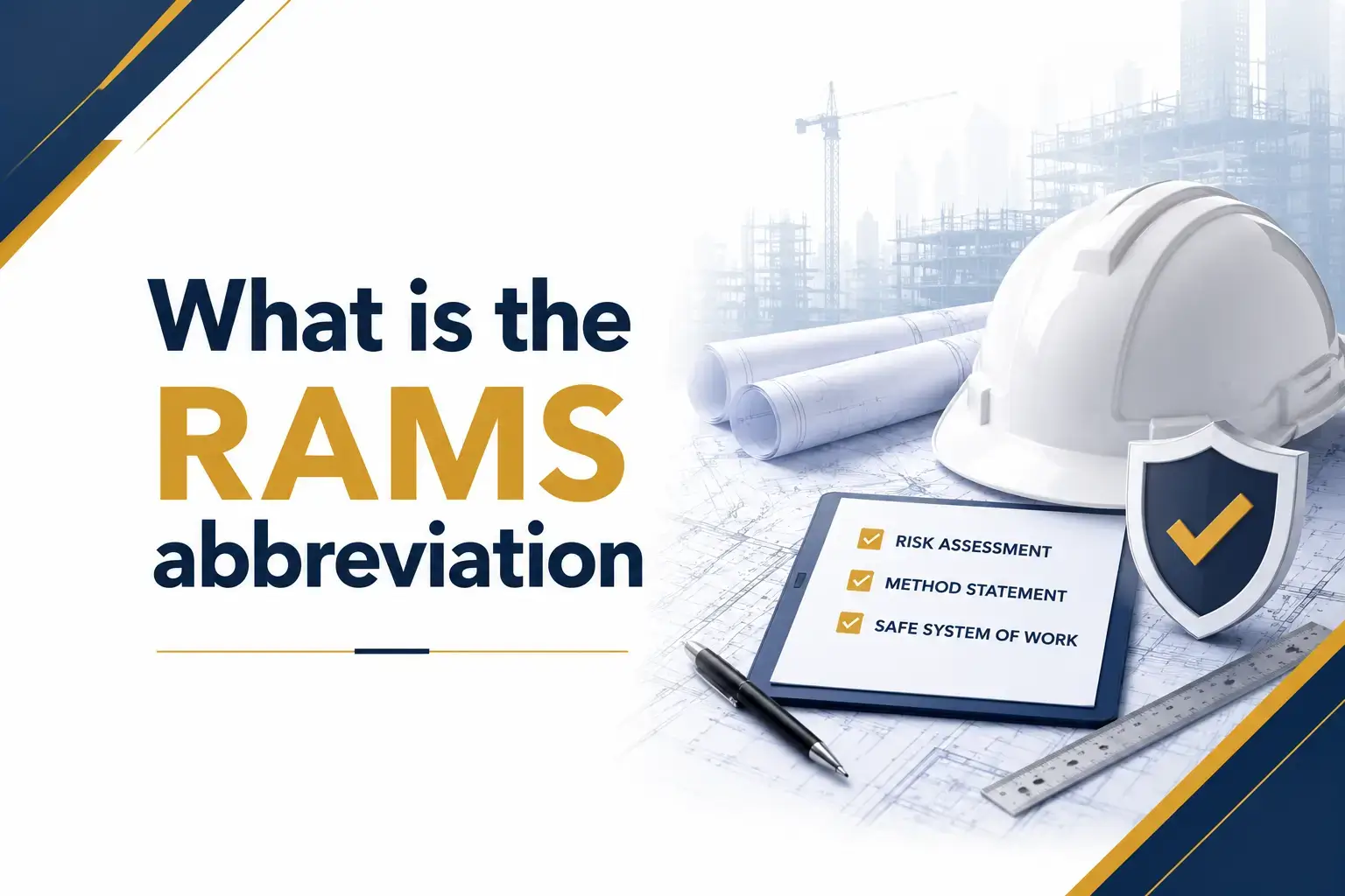 What is the RAMS Abbreviation | A Guide for UK Contractors?