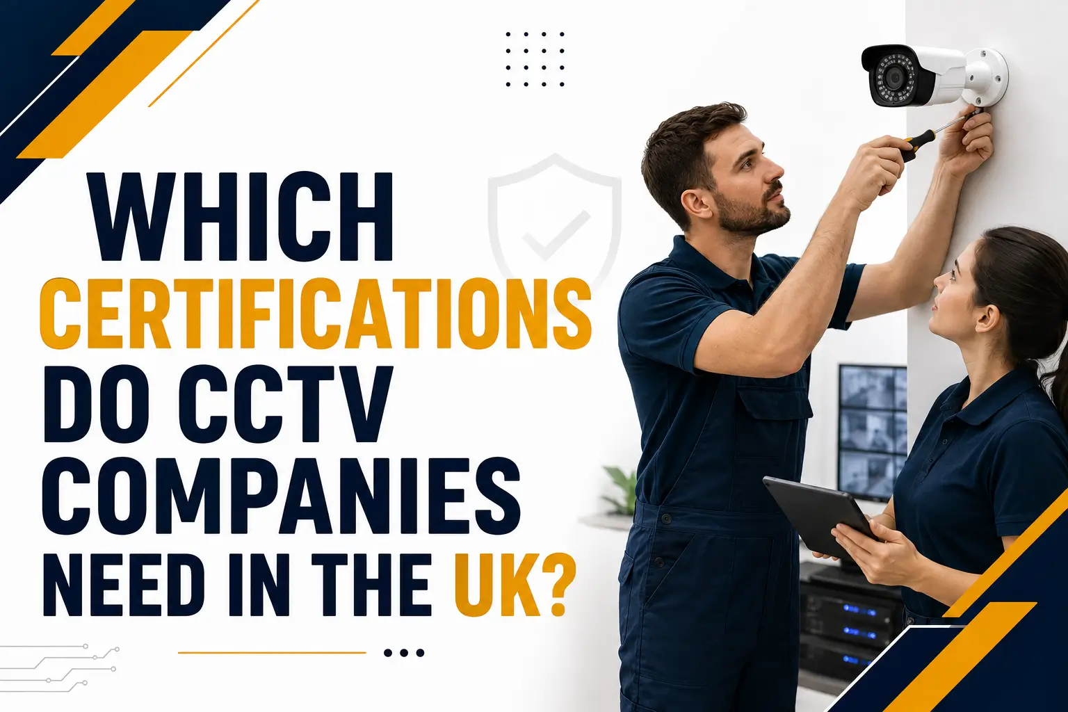 Which Certifications Do CCTV Companies Need in the UK?