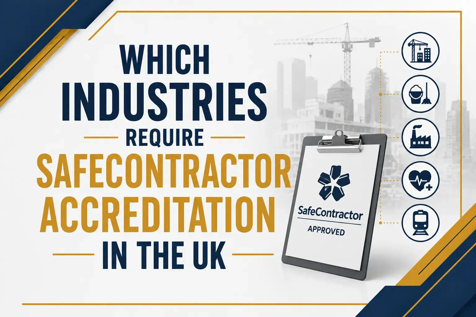 Which Industries Require SafeContractor Accreditation in the UK