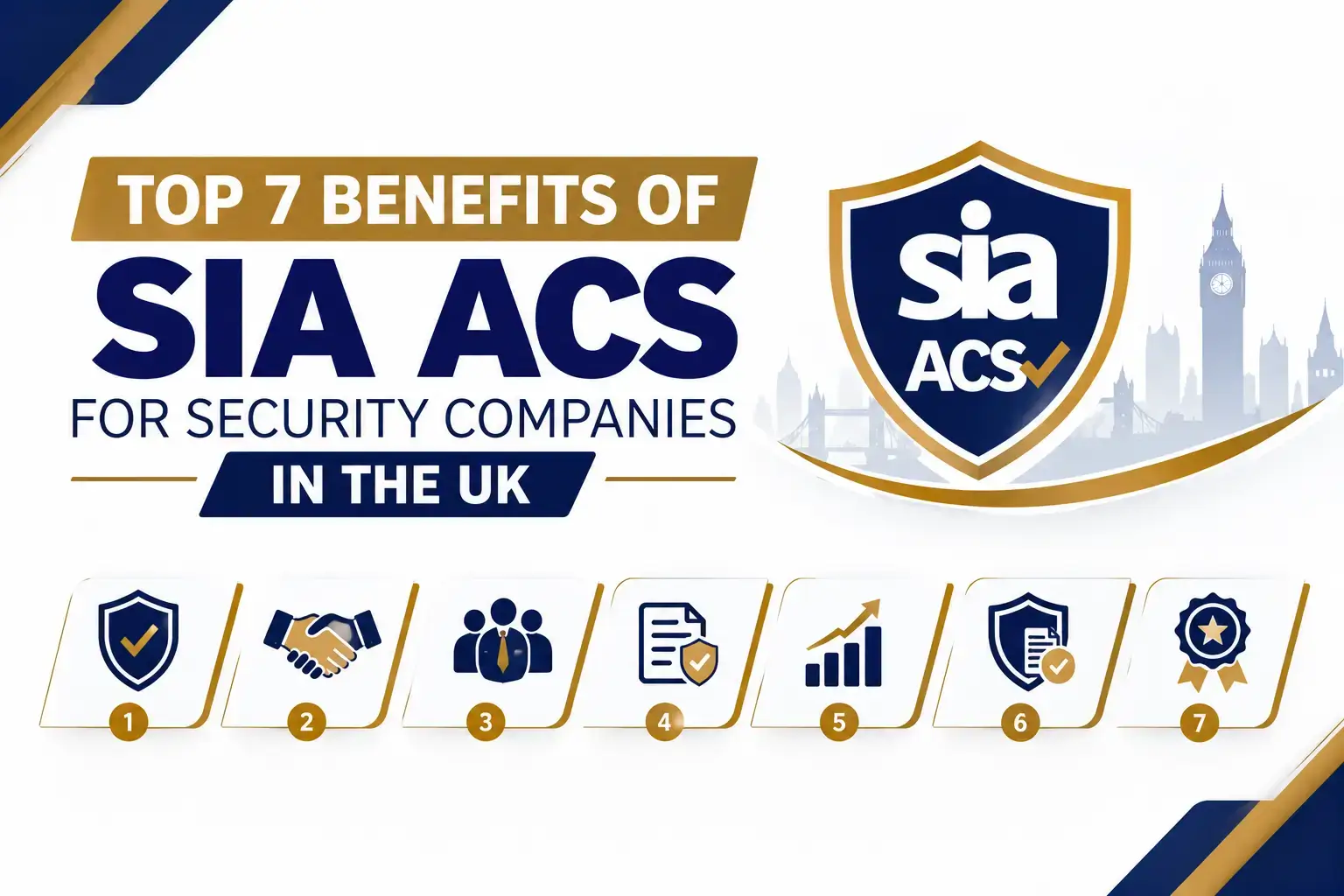 Top 7 Benefits of SIA ACS for Security Companies in the UK