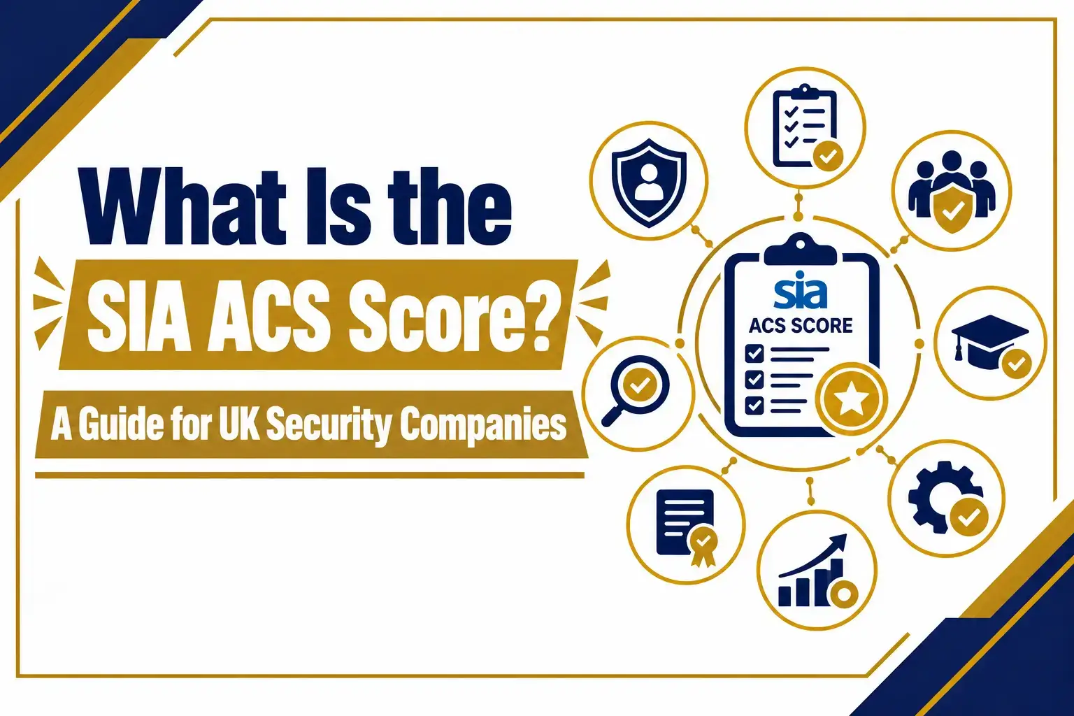 What Is the SIA ACS Score? A Guide for UK Security Companies